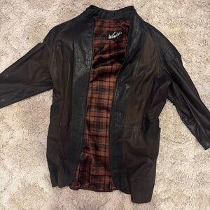 Men's Vintage Winlit Leather Jacket
